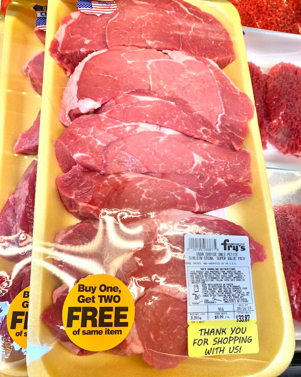 Reduced Price Meat Savings