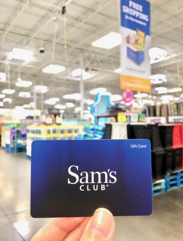 where can i use my sam's club gift card