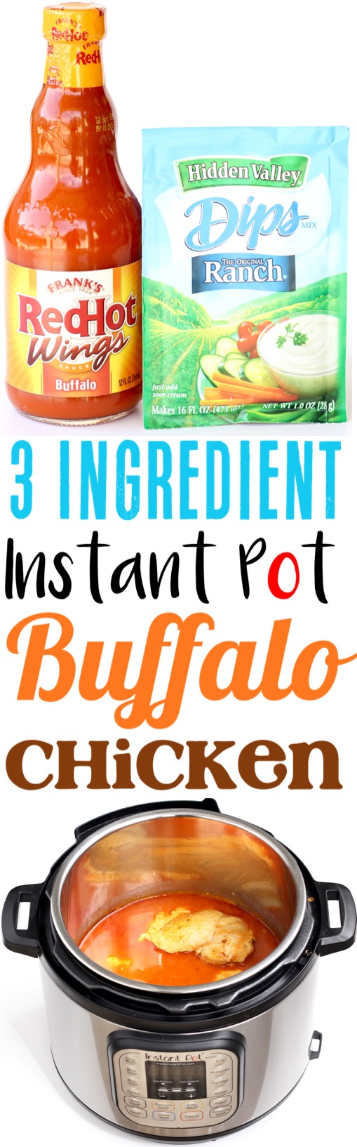Instant Pot Chicken Recipes Healthy Low Carb Buffalo Ranch Chicken