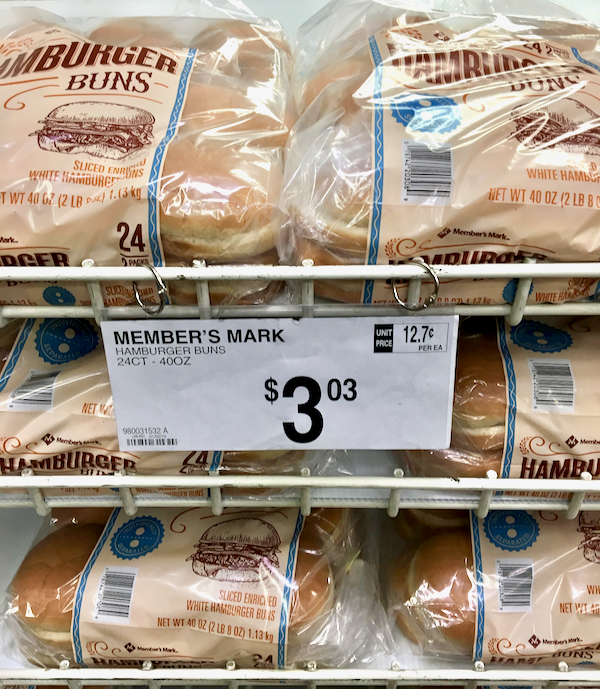 Sam's Club Burger Buns