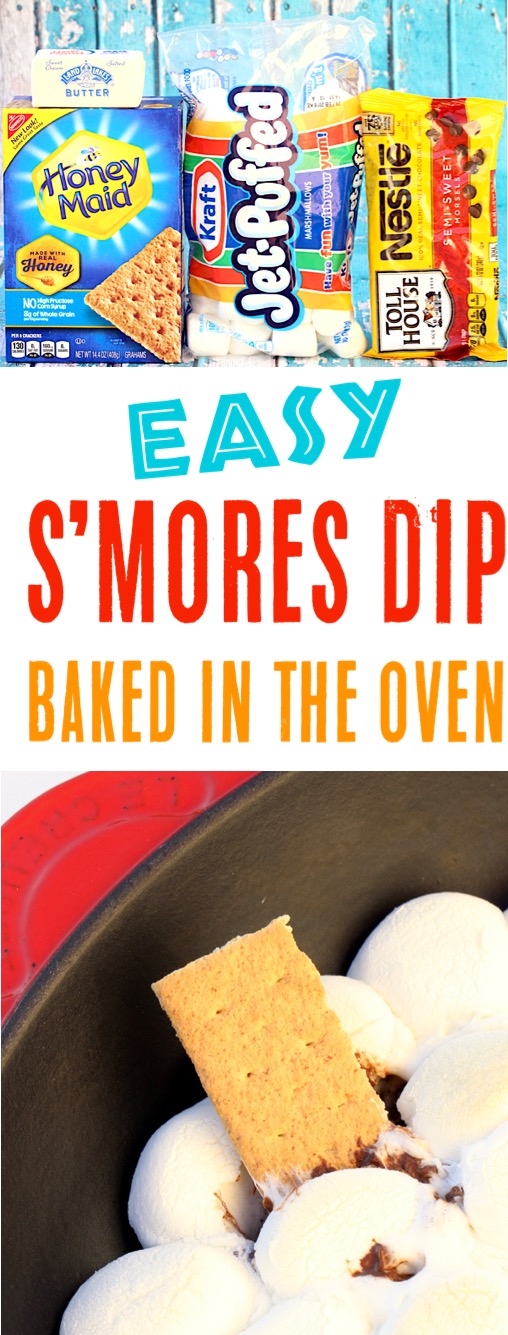 Smores Dip Recipe Easy How to Make S'Mores Baked in the Oven
