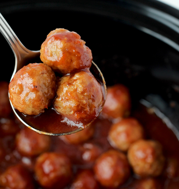 Dr Pepper Meatballs with Frozen Meatballs