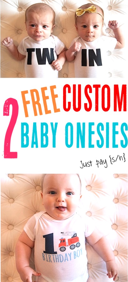 Free Baby Stuff By Mail How to Get 2 Free Customized Onesies for Babies