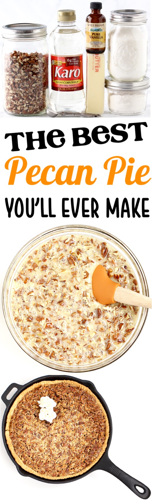 Southern Skillet Pecan Pie Recipe! {No Fail Cast Iron Pie ...