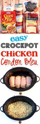 Crockpot Chicken Cordon Bleu Recipe (So EASY!)