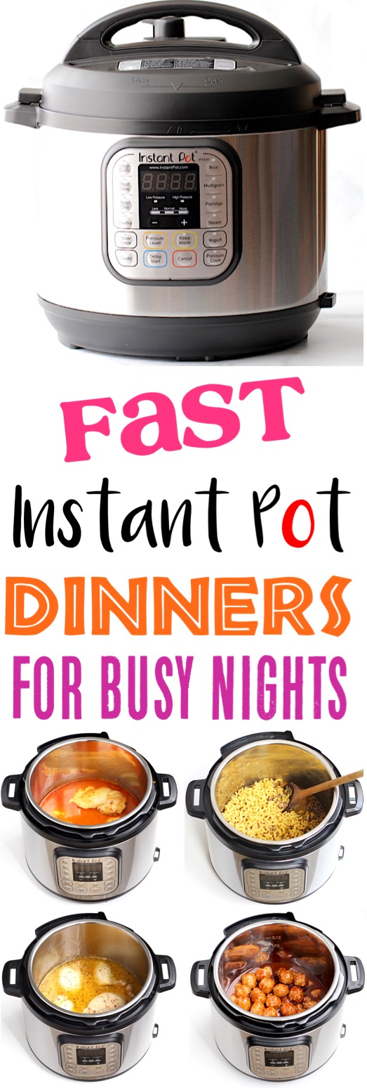 Instant Pot Recipes Easy Family Dinners for Busy Nights