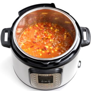 Taco soup in an Instant Pot.