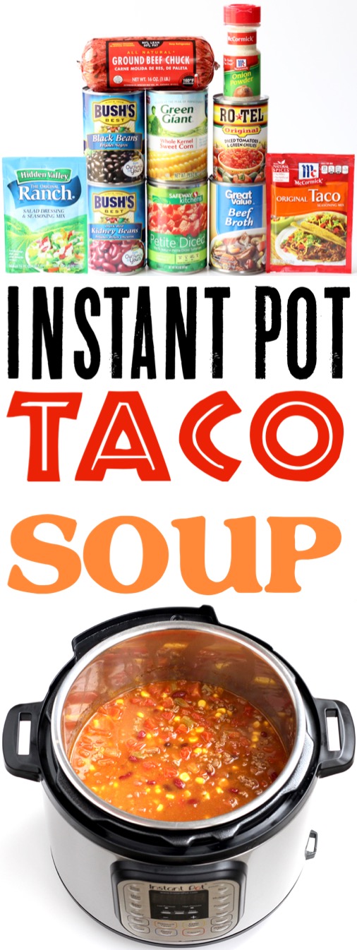 Instant Pot Taco Soup Recipes Low Carb Beef Dinner Recipe