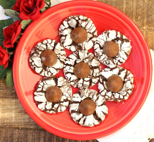 Chocolate Kiss Thumbprint Cookies Recipe Easy
