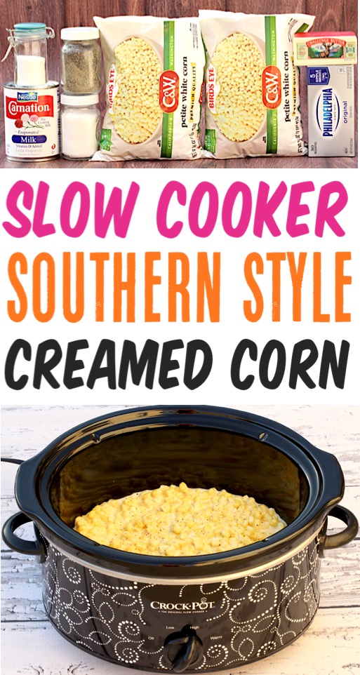 Crockpot Cream Corn Recipe Easy Slow Cooker Creamed Corn