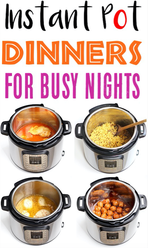 28 Easy Instant Pot Recipes for Busy Nights! - The Frugal ...