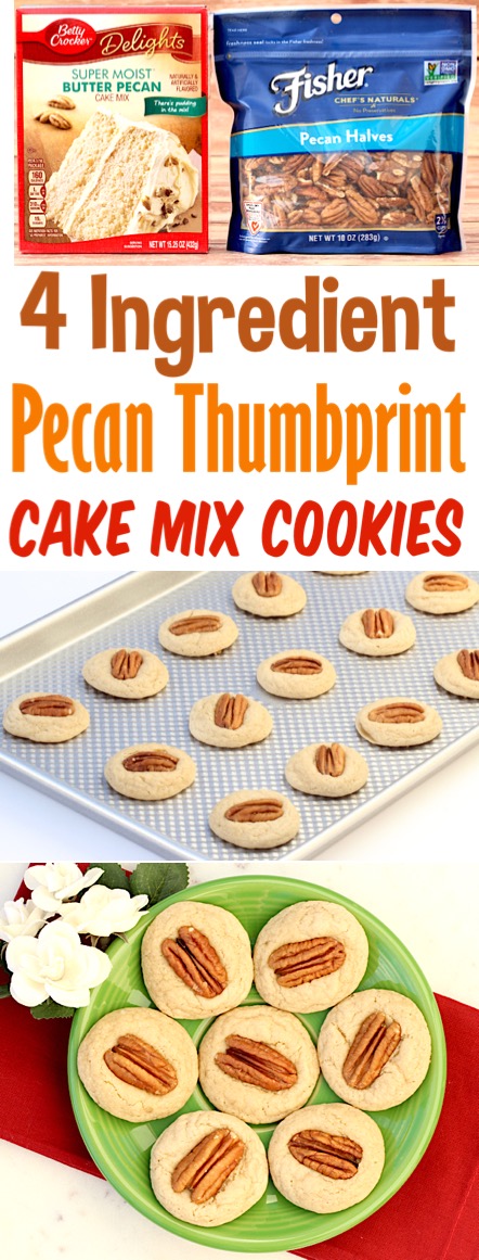 Pecan Cookies Recipes Easy Simple Chewy Cake Mix Cookie