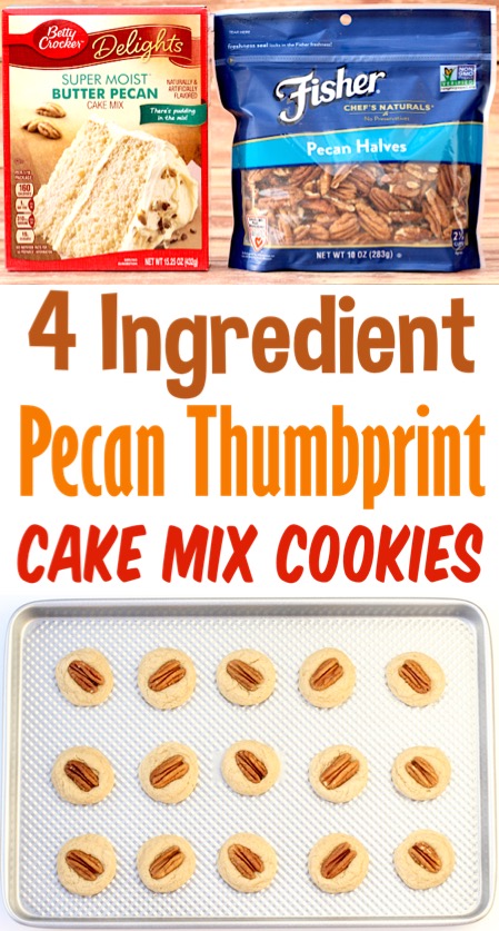 Pecan Cookies for Christmas Easy Chewy Simple Pecan Cake Mix Cookie Recipe
