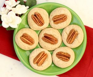 Easy Pecan Thumbprint Cookies Recipe