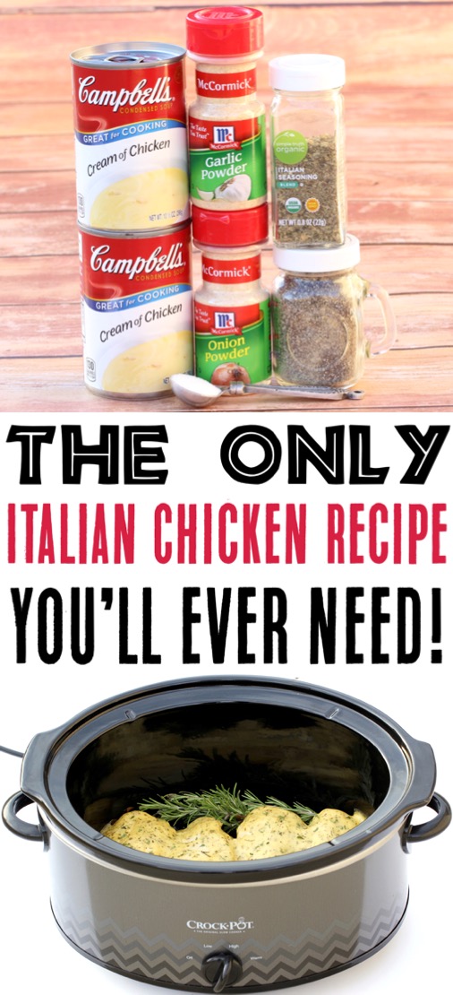 Crockpot Chicken Recipes Easy Italian Chicken Recipe