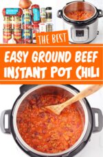 Ground Beef Instant Pot Chili Recipe
