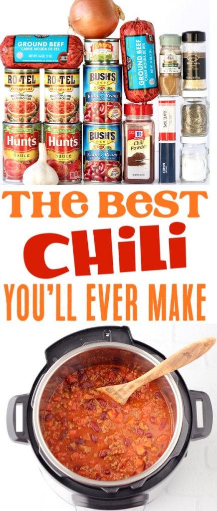 Best Instant Pot Chili Recipe Ever {EASY!} - The Frugal Girls