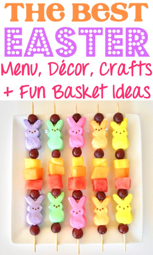 Easter Decorations Crafts Basket Ideas and Menu