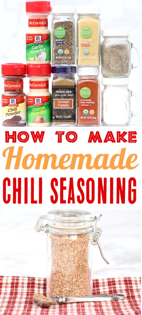 Chili Seasoning Recipe Homemade DIY Mix Recipes