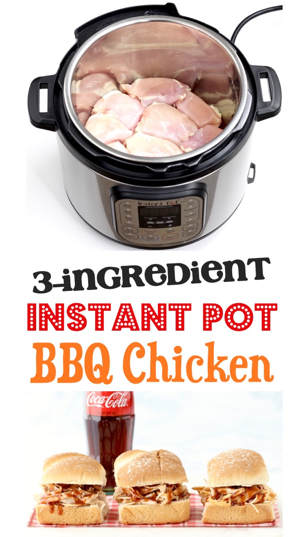 Instant Pot Chicken Recipes Simple Easy Barbecue Meals 3 Ingredients BBQ Coke Chicken Recipe