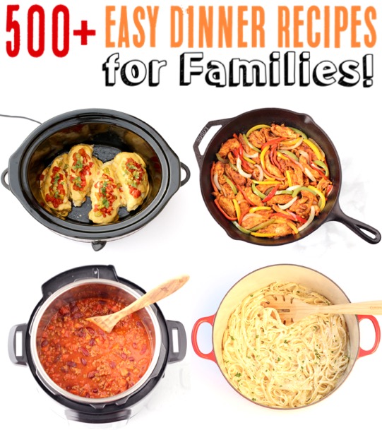 Easy Dinner Recipes for Families - Cheap and Frugal Dinners Both Kids and Adults will LOVE