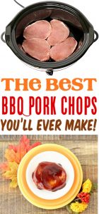 Crockpot Maple Barbecue Pork Chops Recipe! {6 Ingredients}
