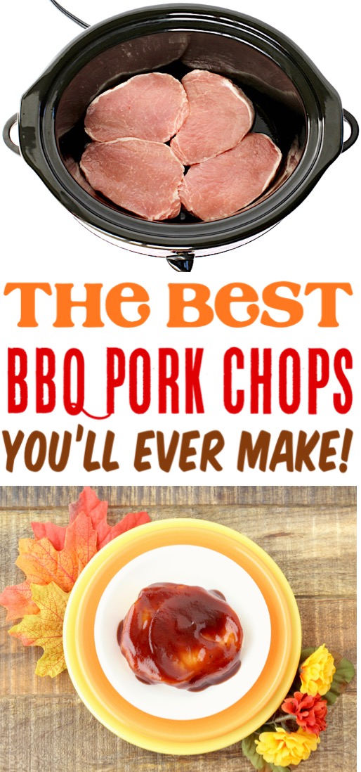 Pork Chop Recipes - Easy Crockpot Barbecue Boneless Pork Chop Recipe