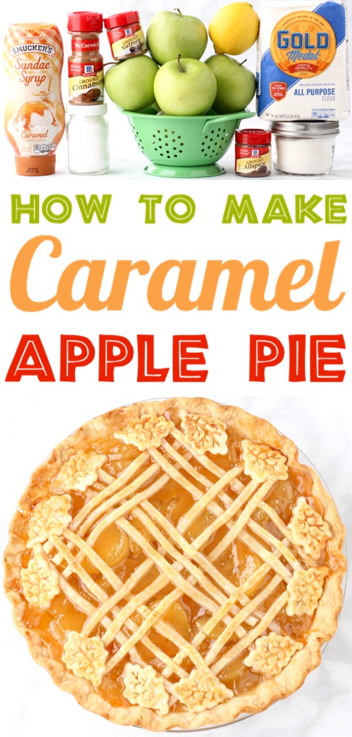 Caramel Apple Pie Recipe with Easy Homemade Filling