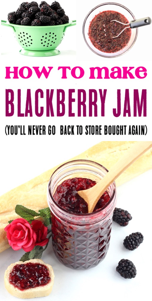 Blackberry Jam Recipe Easy Small Batch Canning Recipes for the Best Homemade Jams