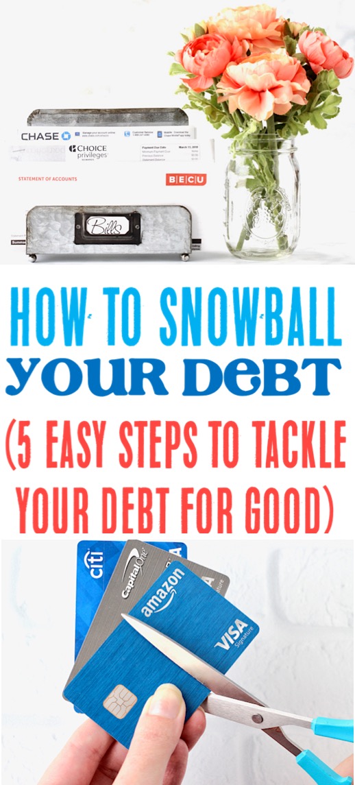 Debt Snowball - 5 Easy Payoff Tips for Debt Free Living