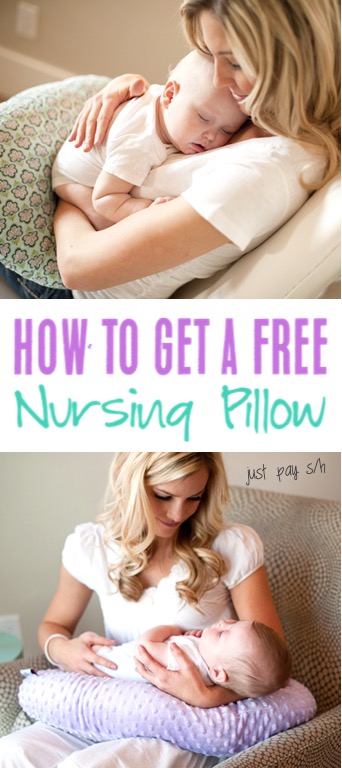 New Mom Tips - How to Get a Free Nursing Pillow - Perfect for a Baby Shower Gift Basket or Survival Kit for New Moms