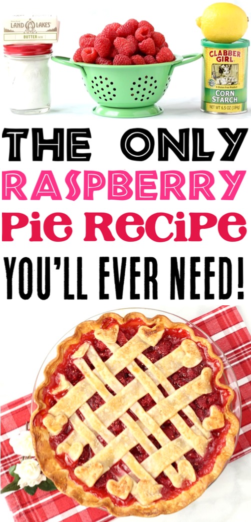 Raspberry Desserts Recipes - Easy Raspberry Pie Recipe with Homemade Filling