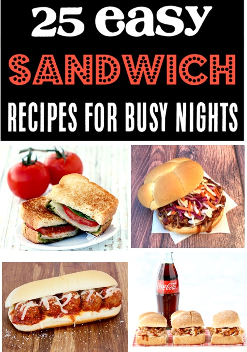 Sandwich Recipes and Build Your Own Sandwich Bar Ideas for Busy Nights or Parties