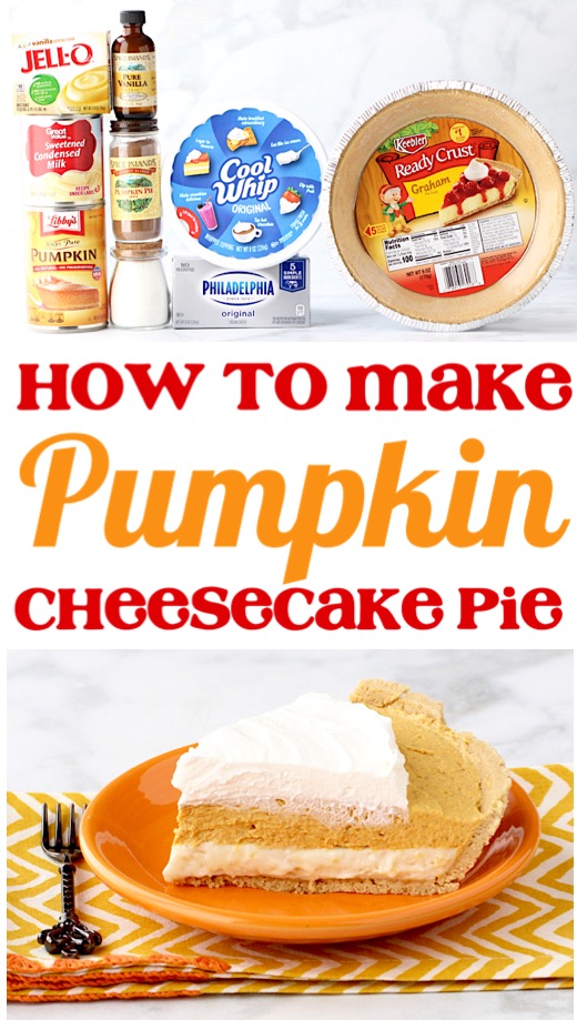 Pumpkin Cheesecake Recipes | Easy No Bake Homemade Pumpkin Pie Recipe