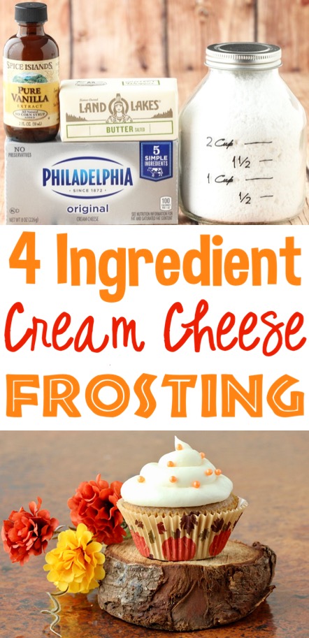 Cream Cheese Frosting Easy Recipe for Cake, Cupcakes, and Cinnamon Rolls