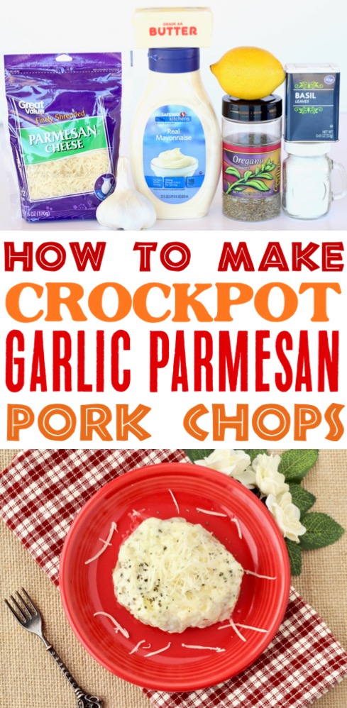 Crockpot Pork Chops Easy Garlic Parmesan Recipe