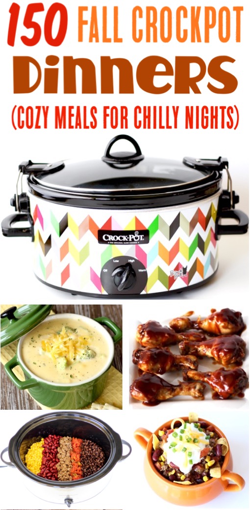 Crockpot Recipes Easy Fall Dinners the Family will Love