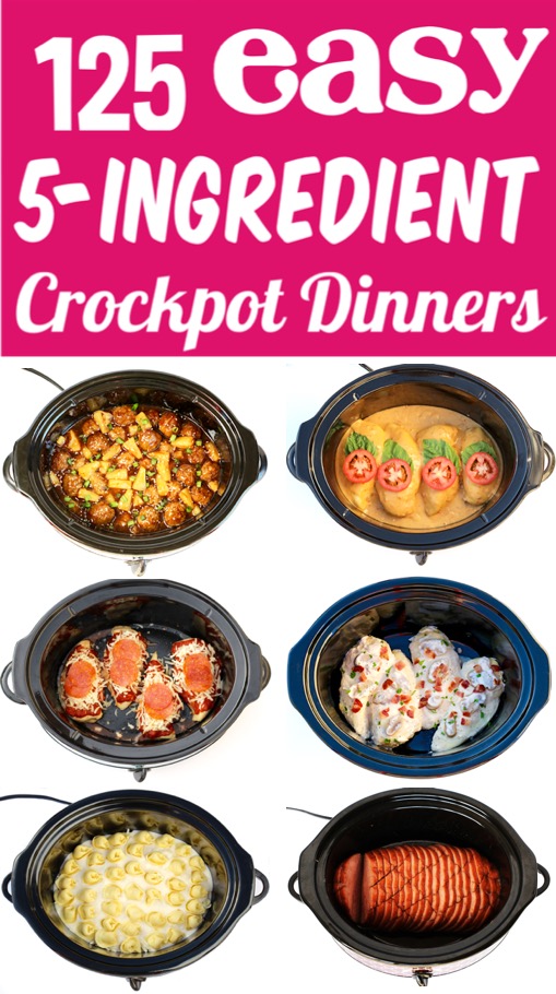 Crockpot Meals 5 Ingredient Crock Pot Recipes