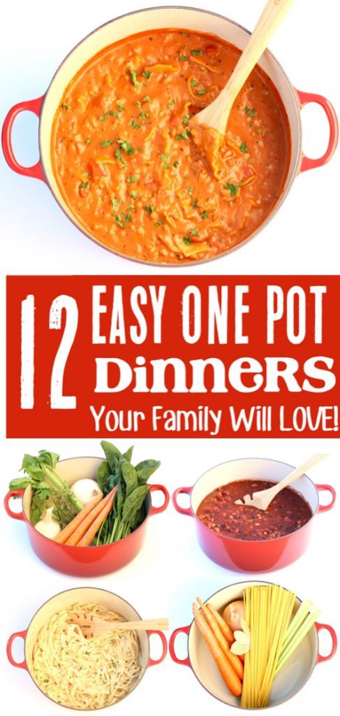 17 One Pot Meals for Busy Nights (So EASY!)