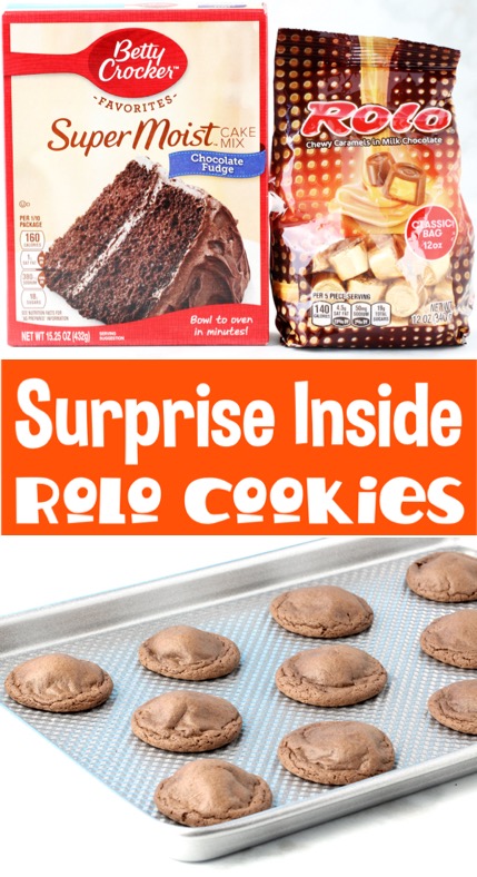 Rolo Cookies Recipe Using Cake Mixes