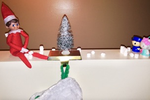 Elf on the Shelf Snowball Fight