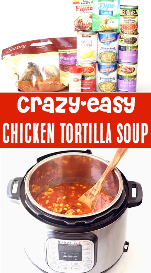 Instant Pot Chicken Soup Recipes Easy Healthy Tortilla Soup