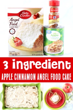 Apple Desserts - Angel Food Cake Recipe