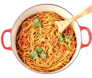 One Pot Taco Spaghetti Recipe Easy