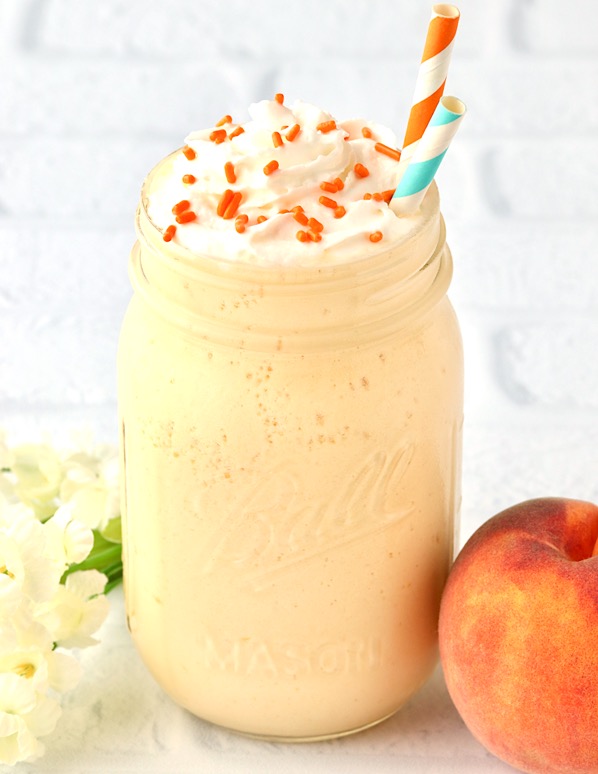 Skinny Peach Milkshakes - Recipe Runner