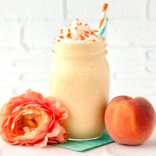 Peach Milkshake Recipe
