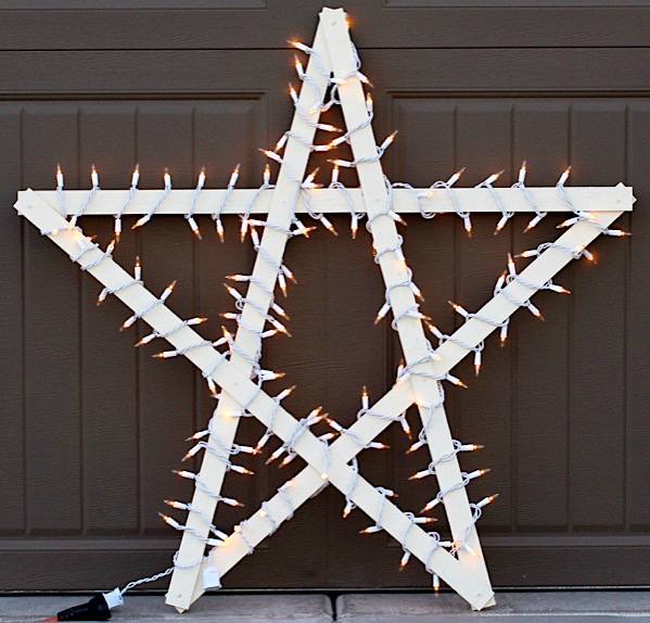 Yardstick Christmas Star DIY