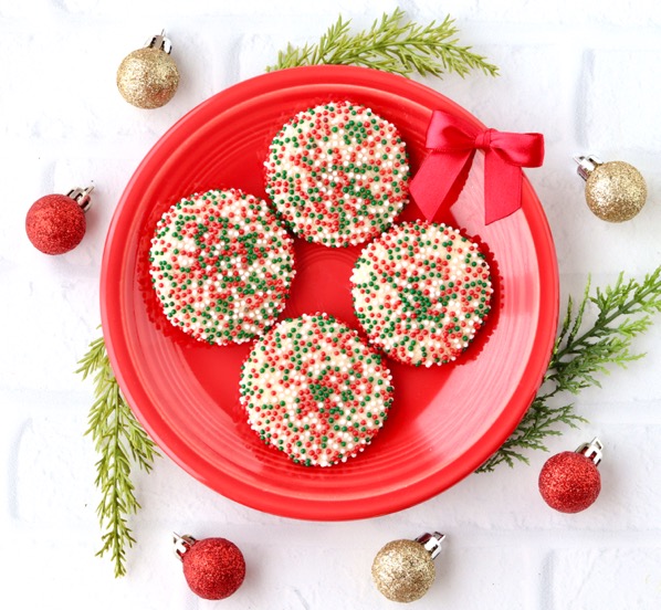 Soft Christmas Sprinkle Cookies