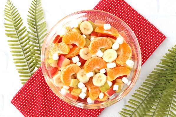 Easy Fruit Salad Recipe with Marshmallows