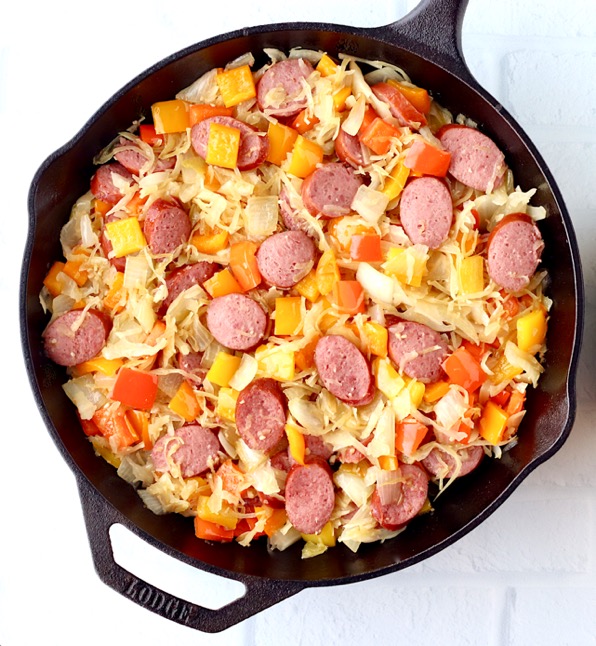 Skillet Sausage and Peppers Recipe